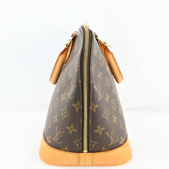 Authentic Louis Vuitton Alma Monogram Hand Bag bsj710-112725 - Picture 3 of 16